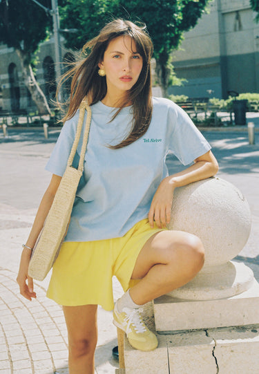 Tel A'vive Yellow Terry Shorts