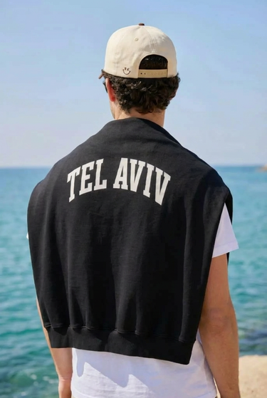 Washed Black Tel Aviv Crewneck