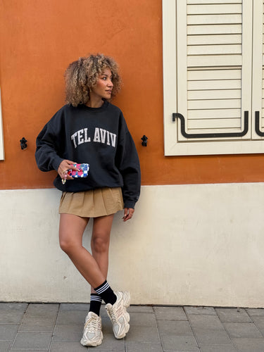 Washed Black Tel Aviv Crewneck
