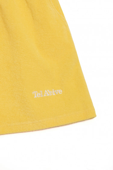 Tel A'vive Yellow Terry Shorts